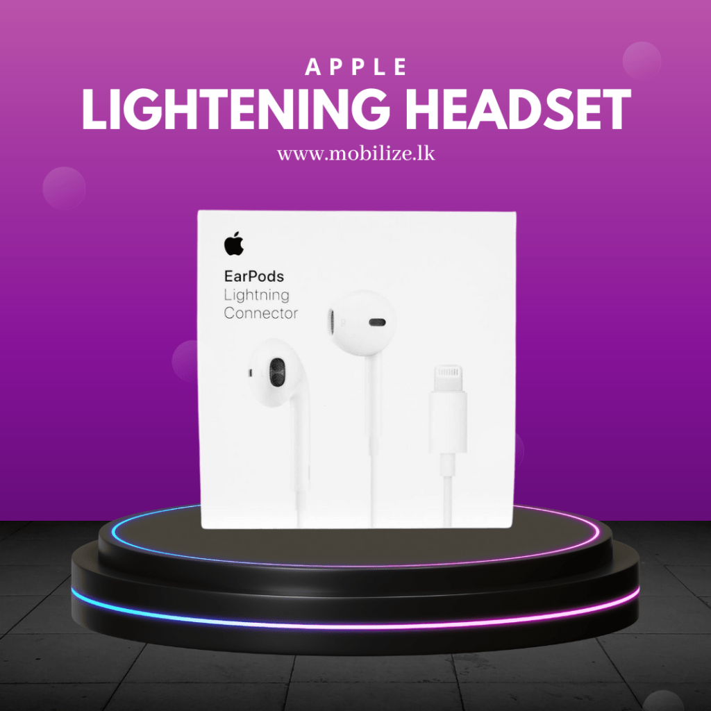 Apple lightning headset