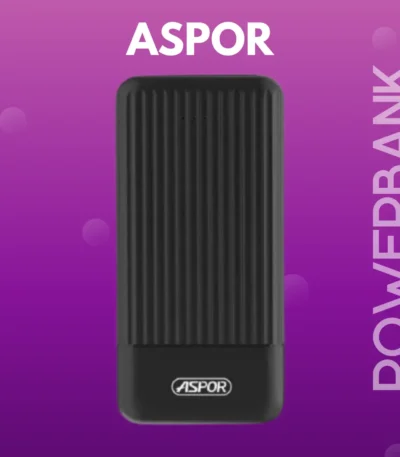 Aspor A323 Power Bank 10000mAh 2 Outputs